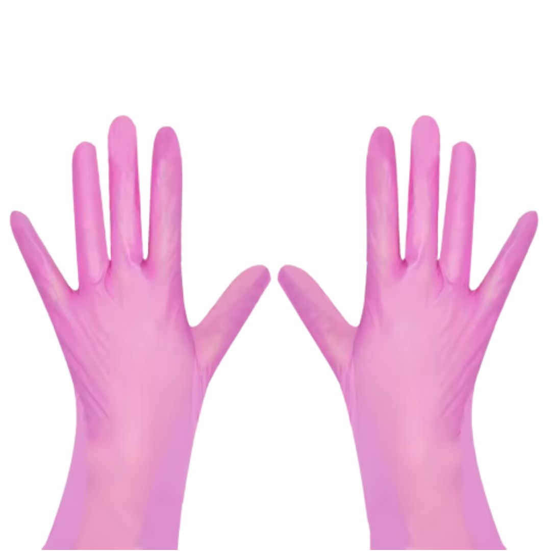 Set of 3 Multi-purpose Nitrile/Vinyl Blend Gloves